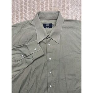 IKE BEHAR New York  100% Cotton Men's Solid Dress Shirt SZ.‎ 16 1/2 35